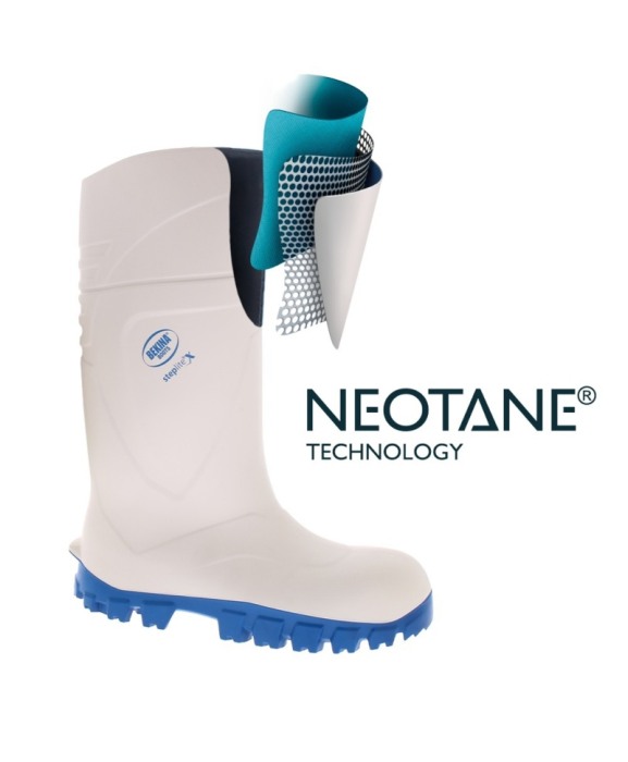 Cizme protectie Bekina StepliteX SolidGrip, S4, alb/albastru [6]