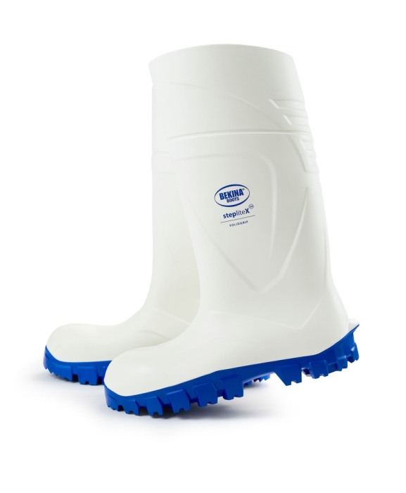 Cizme protectie Bekina StepliteX SolidGrip, S4, alb/albastru [3]