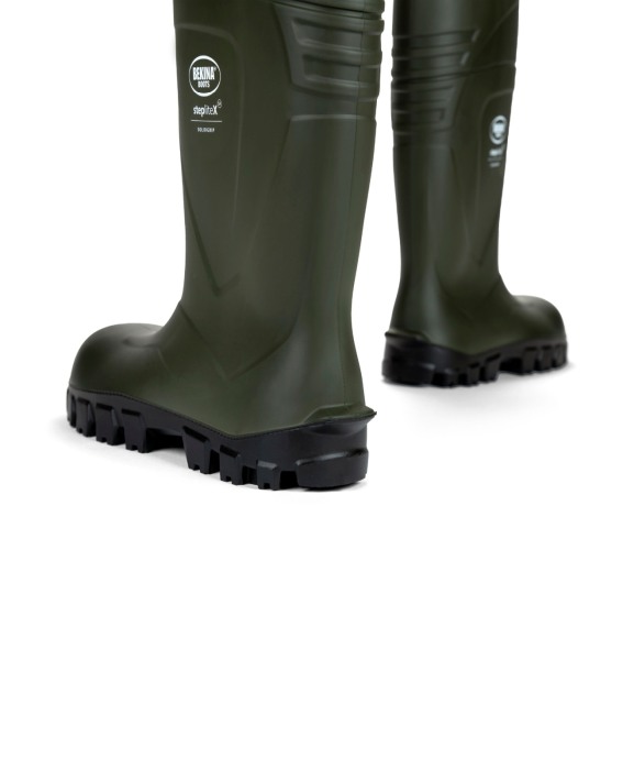 Cizme protectie Bekina StepliteX SolidGrip, S4, verde/negru [7]