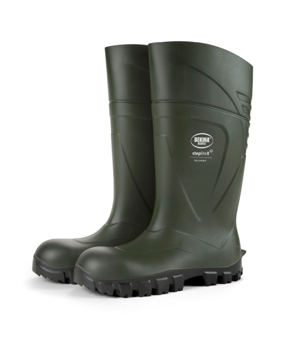 Cizme protectie Bekina StepliteX SolidGrip, S4, verde/negru [2]