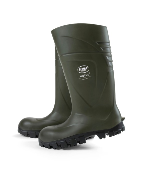 Cizme protectie Bekina StepliteX SolidGrip, S5, verde/negru [3]