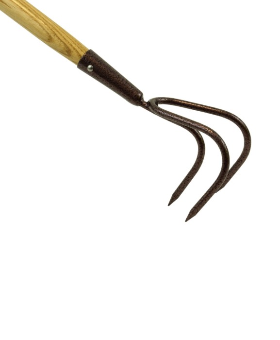 Cultivator cu 3 dinti din otel carbon, coada lemn, Spear & Jackson Elements [4]