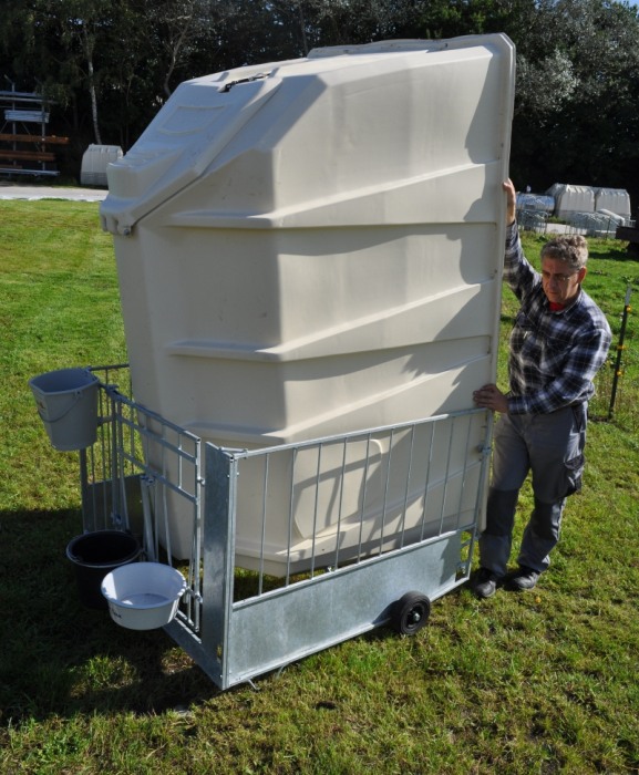 Cuseta individuala vitei Calf-Tel ECO cu gard metalic FlexyFence H&L [18]