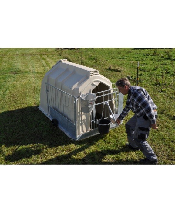 Cuseta individuala vitei Calf-Tel ECO cu gard metalic FlexyFence H&L [8]