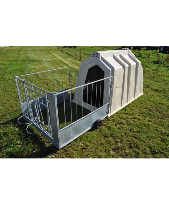 Cuseta individuala vitei Calf-Tel ECO cu gard metalic FlexyFence H&L [2]