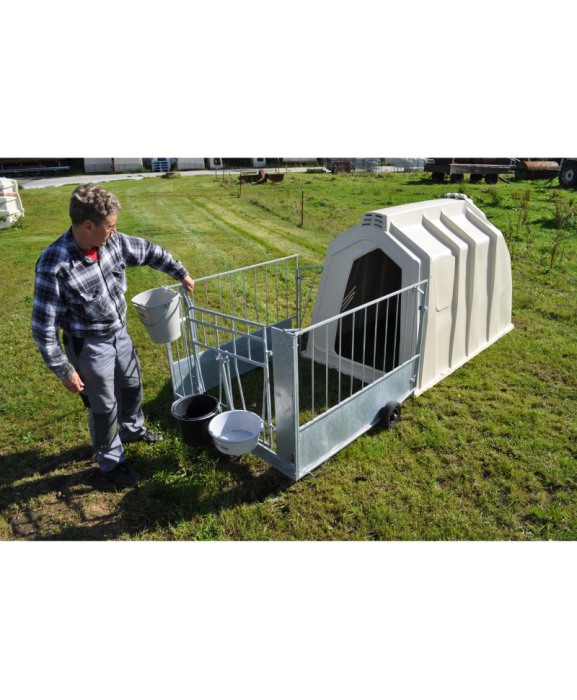Cuseta individuala vitei Calf-Tel PRO II cu gard metalic FlexyFence H&L [5]