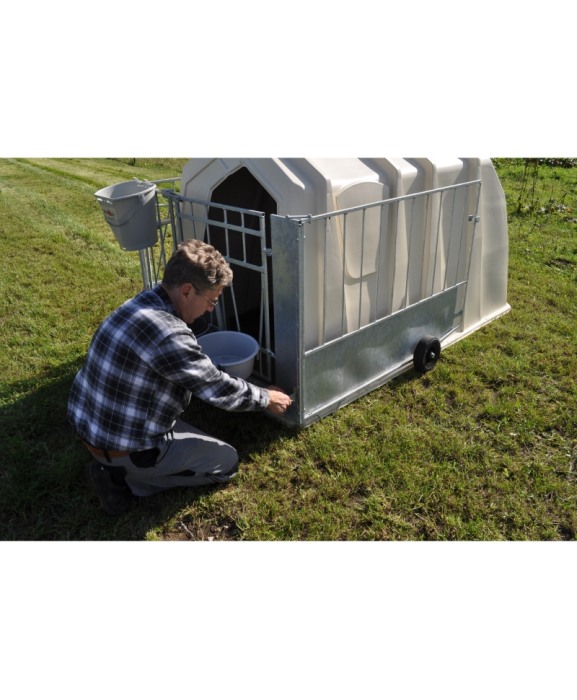 Cuseta individuala vitei Calf-Tel PRO II cu gard metalic FlexyFence H&L [15]