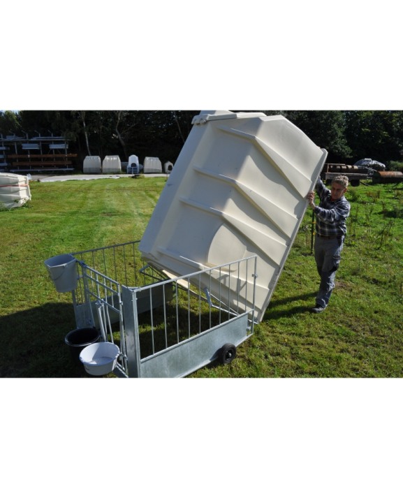 Cuseta individuala vitei Calf-Tel PRO II cu gard metalic FlexyFence H&L [19]