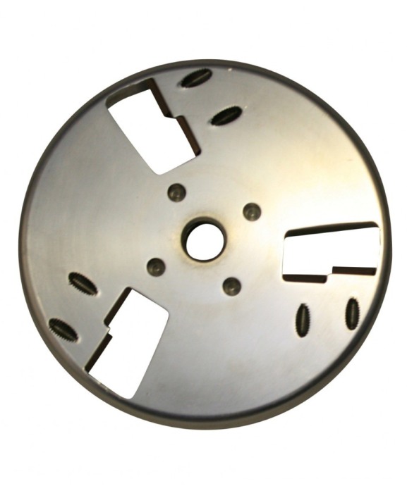 Disc trimaj ongloane 120 mm din aluminiu, inchis, cu 6 lame reversibile din titan, Allredo SA10 [3]