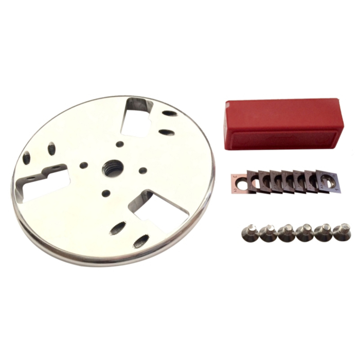 Disc trimaj ongloane 120 mm din aluminiu, inchis, cu 6 lame reversibile din titan, Allredo SA10 [4]