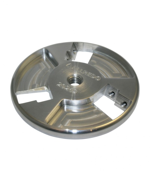 Disc trimaj ongloane 120 mm din aluminiu, inchis, cu 6 lame reversibile din titan, Allredo SA10 [2]