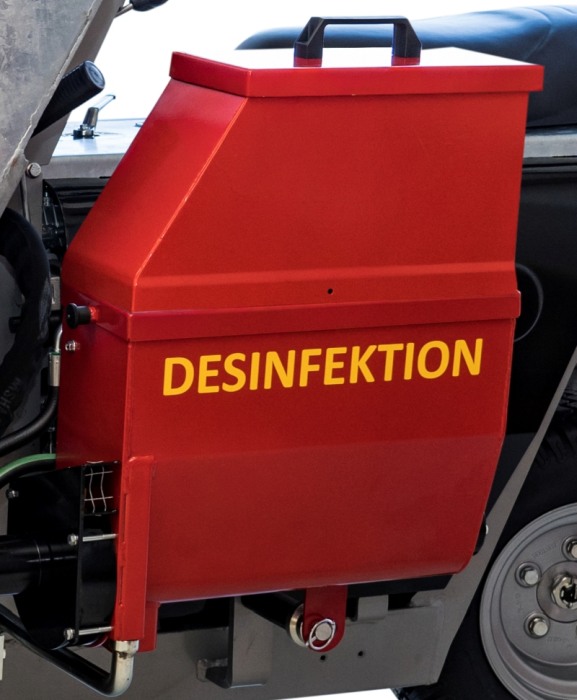 Echipament multifunctional pentru intretinerea cusetelor, Bobman Frontload, galvanizat, 3WD [5]