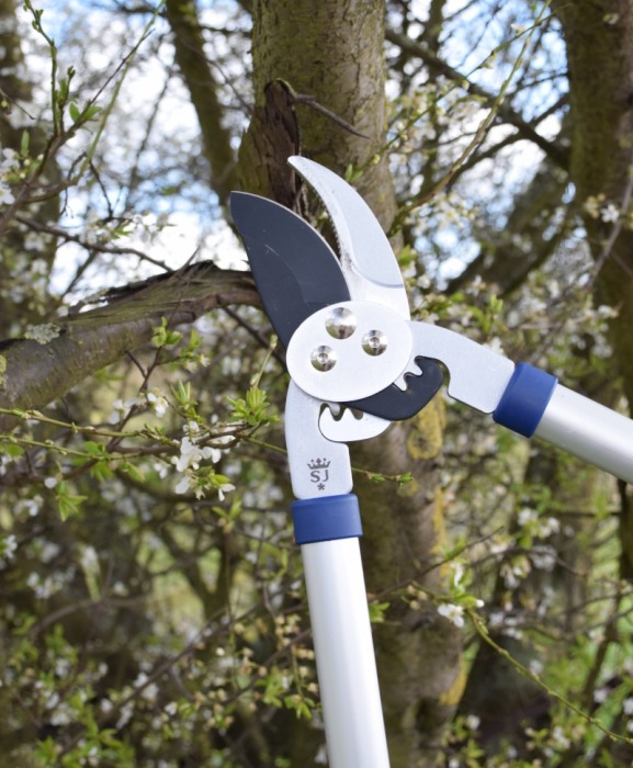 Foarfeca crengi tip bypass cu lama inox, maner aluminiu, transmisie cu roti dintate, Spear & Jackson Razorsharp Advance [2]