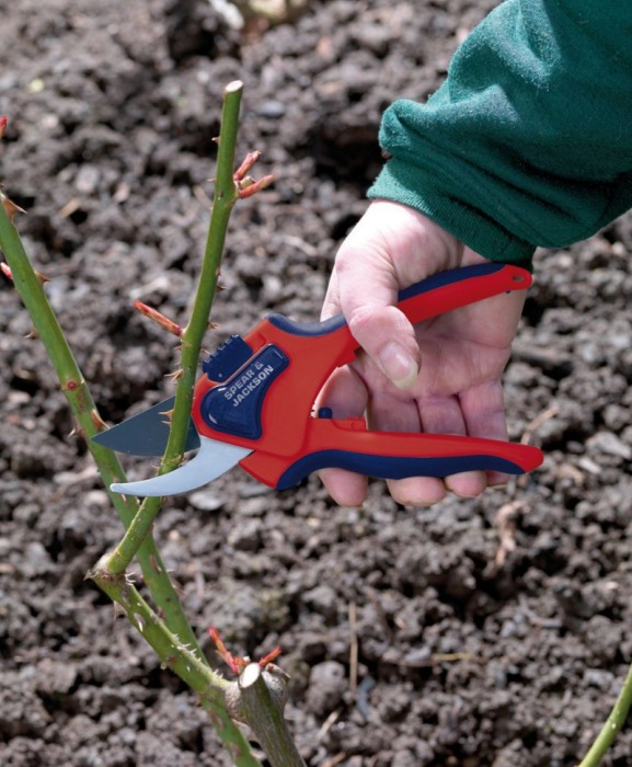 Foarfeca medie gradina tip bypass cu lama otel SK5 cu teflon, Spear & Jackson Razorsharp Advantage [3]