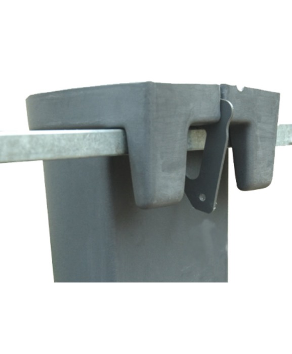 Galeata cu tetina pentru alaptarea viteilor, Milk Bar, 3l cu suport de prindere, capac si carlig de blocare [3]