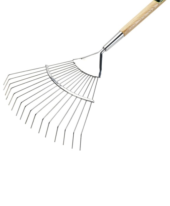 Grebla tip evantai flexibila cu dinti din inox, coada lemn, Spear & Jackson Kew Garden [2]