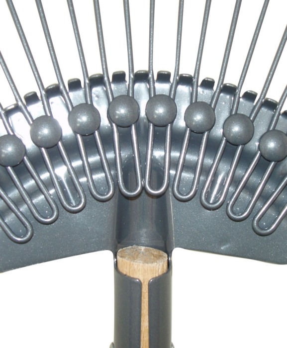 Grebla tip evantai Heavy Duty flexibila cu dinti din otel carbon, coada lemn, Spear & Jackson Neverbend [2]