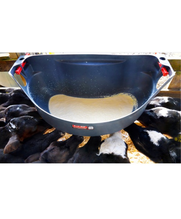 Hranitoare comuna vitei cu 10 tetine, Milk Bar, 60l cu carlige de fixare Ezi Lock [2]