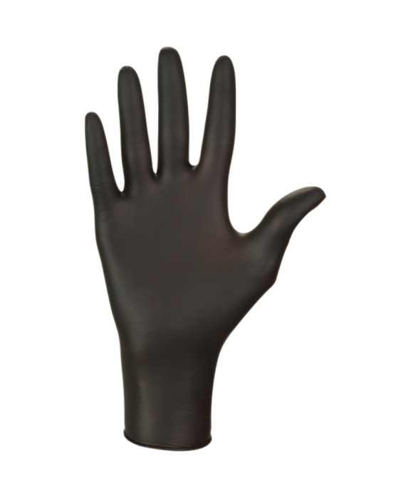 Manusi nitril nepudrate Nitrylex Black, cutie 100 bucati [6]