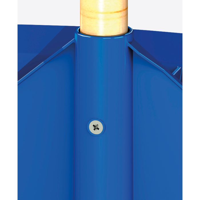 Racleta furaje cu coada lemn 133 cm, maner D plastic, Akroh [2]