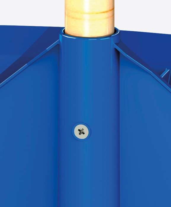 Racleta furaje cu coada lemn 133 cm, maner D plastic, Akroh [2]