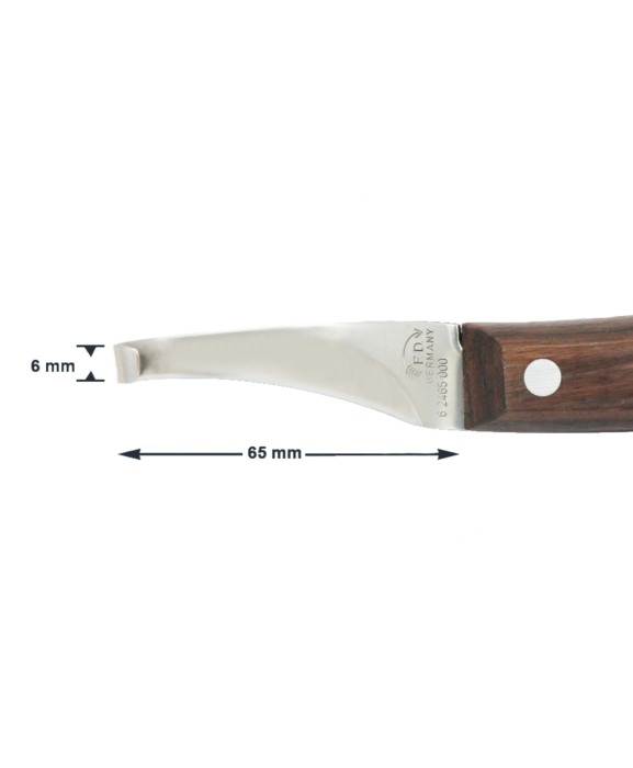 Reneta trimaj ongloane DICK ASCOT, cu lama curbata, scurta si ingusta [7]