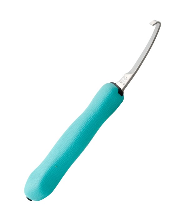 Reneta trimaj ongloane DICK EXPERT-GRIP 2K, cu lama lunga si ingusta, turcoaz [2]