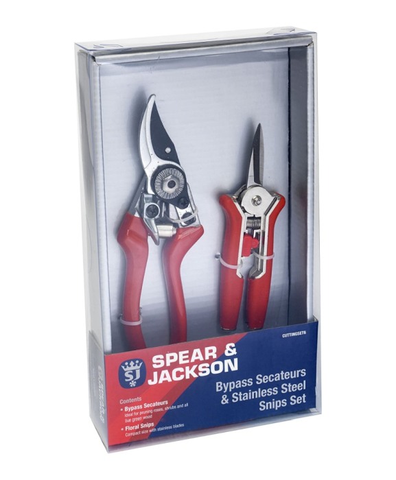 Set cadou cu doua foarfeci gradinarit tip bypass, Spear & Jackson [2]