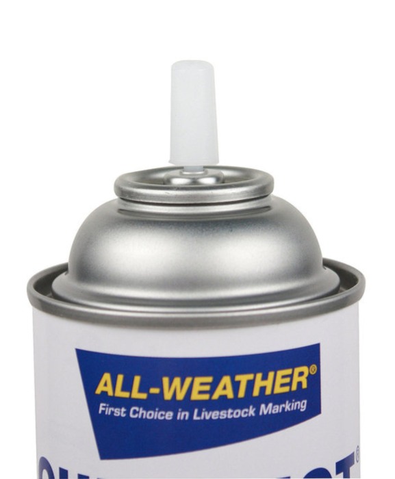 Spray vopsea pe baza de apa, cu uscare rapida, pentru marcarea animalelor, All-Weather Quickshot [2]