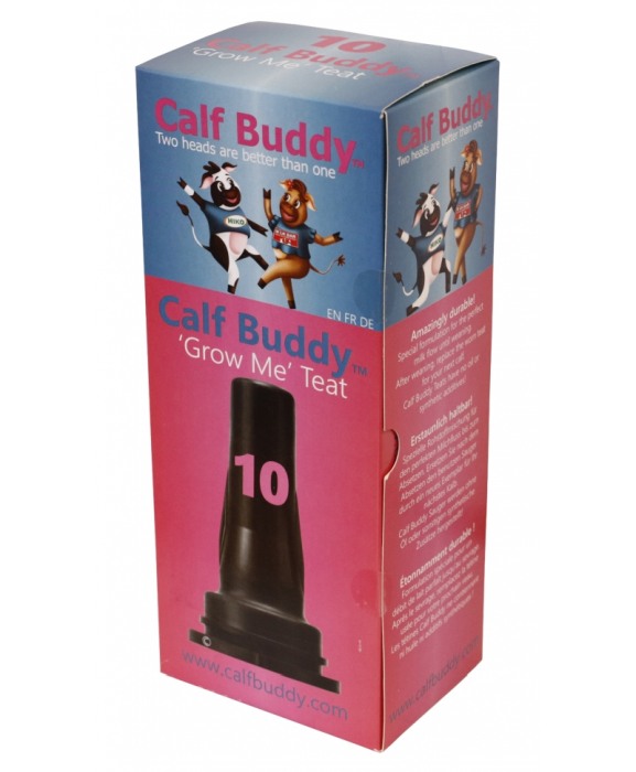 Tetine Milk Bar Calf Buddy cu orificiu special pentru alaptare vitei, set 10 bucati [2]