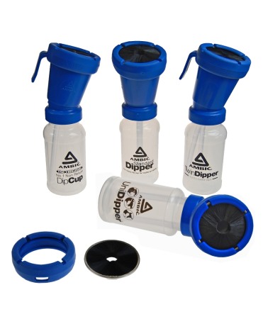 Accesorii pahare dipare, Ambic DipMizer, set 3 bucati, albastre [2]