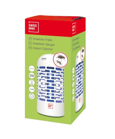 Impotriva insectelor - Aparat protectie impotriva insectelor cu LED UV, Swissinno Insect Destroyer 3W, 20 mp