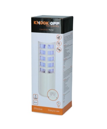 Aparat protectie impotriva mustelor cu bec UV si hartie adeziva, Knock Off InsectKiller Home, 9W [2]