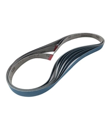 Scule si echipamente trimaj ongloane - Benzi slefuire pentru polizor DICK,  granulatie K120, 20 x 1020mm, set 10 bucati