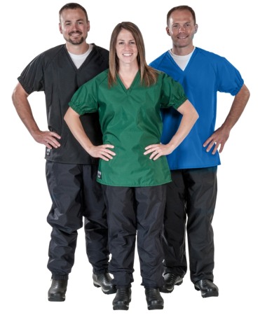 Echipamente muncitori ferma - Bluza in V cu maneca scurta Udder Tech, nailon - impermeabila