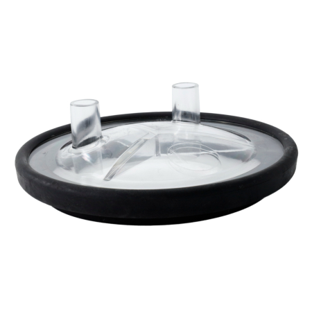 Muls vaci - Capac plastic transparent pentru galetile de lapte de 30 litri, Akroh