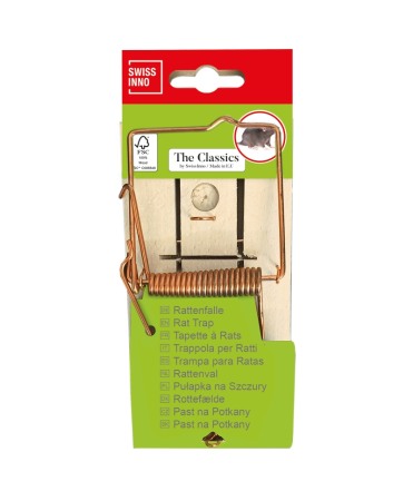 Impotriva sobolanilor - Capcana clasica sobolani, lemn FSC, Swissinno Rat Trap Classic