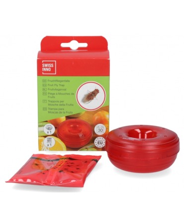 Impotriva insectelor - Capcana musculite de otet cu momeala, Swissinno Fruit Fly Trap