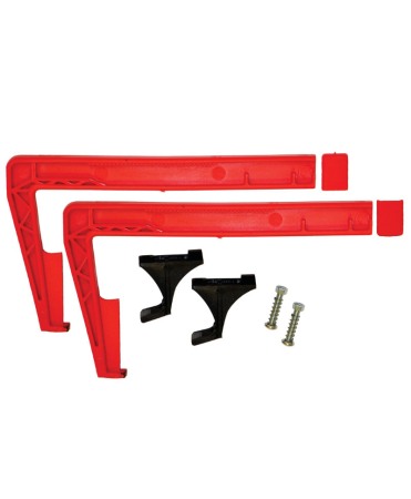 Echipamente si accesorii - Carlige plastic Milk Bar Ezi Lock, set 2 bucati