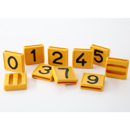 Cifra plastic identificare animale, 48x46mm, Akroh [3]