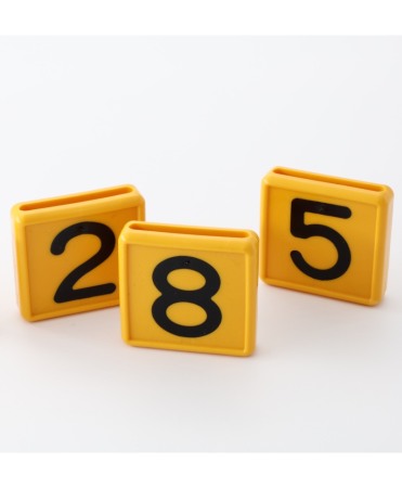 Cifra plastic identificare animale, 48x46mm, Akroh [4]