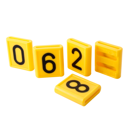 Cifra plastic identificare animale, 52x59mm, Akroh [1]