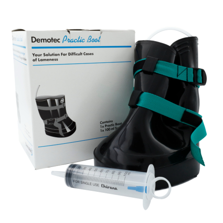 Intretinere ongloane vaci - Cizma ongloane Demotec Practic, inclusiv seringa 100 ml