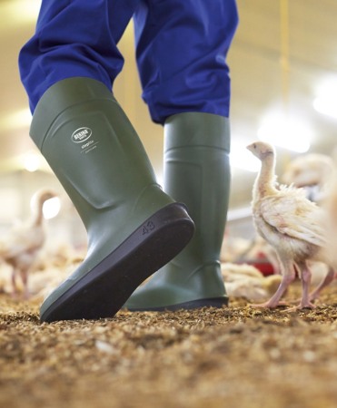 Cizme protectie Bekina Steplite EasyClean, O4 cu talpa plata, verde/negru [11]