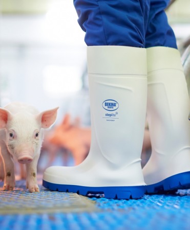 Cizme protectie Bekina Steplite EasyGrip, S4, alb/albastru [15]