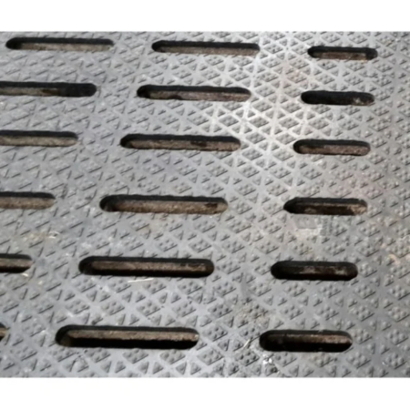 Covor de trafic din cauciuc pentru aleile cu gratare de beton, Bioret DeltaDiam 16 Type PANAMA, 16mm grosime [1]