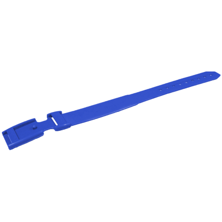 Cai - Curea identificare animale, plastic, 37 cm, cu gauri, Akroh