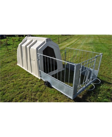 Echipamente si accesorii - Cuseta individuala vitei Calf-Tel PRO II cu gard metalic FlexyFence H&L