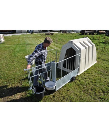 Cuseta individuala vitei Calf-Tel PRO II cu gard metalic FlexyFence H&L [5]