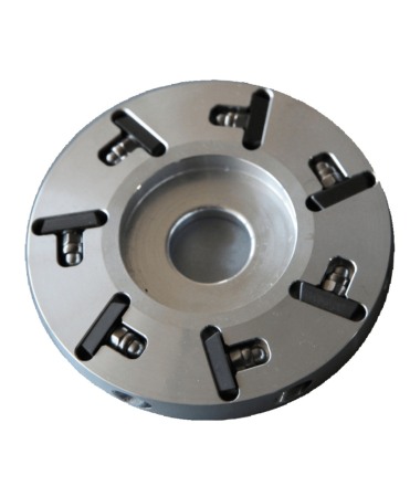 Vaci - Disc trimaj ongloane 100 mm din aluminiu cu 7 lame, inchis, Demotec DL-Soft